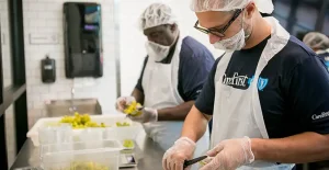 CareFirst BlueCross preparing food in kitchen