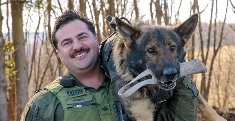 Sheriff-Logan-Helwig-K9-Dax-featureimage - Carroll News | Carroll Publications | Carroll County, MD Sheriff Logan Helwig & K9 Dax Behind the Scenes of the K9 Unit