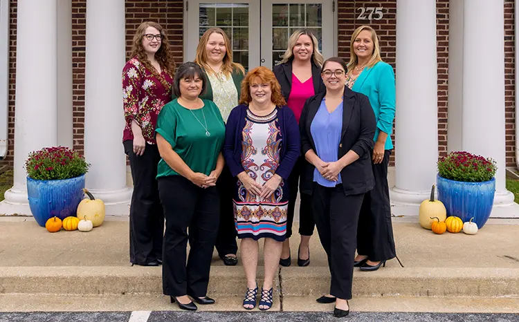 FRONT, LEFT TO RIGHT: Shannon Close, Kelly Johnson, Autumn Beard
BACK, LEFT TO RIGHT:  Kaleigh Hall, Amanda Cabahug, Stephanie Greenwell, Amy Strayer