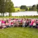 About 100 survivors were honored at Pink Fling presented by Advanced Radiology with Dr. Dona Hobart wrapping her arms around each one.