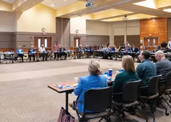 More than 20 regional leaders from business, government, small business, and nonprofit organizations attended Carroll Community College's inaugural Carroll Catalyst Executive Leadership Summit on September 25, 2025.