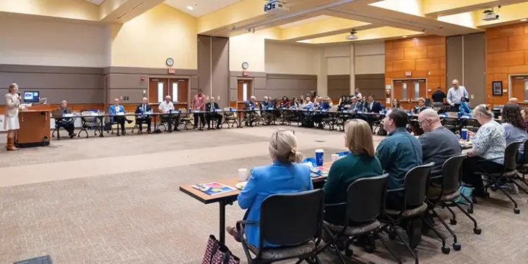 More than 20 regional leaders from business, government, small business, and nonprofit organizations attended Carroll Community College's inaugural Carroll Catalyst Executive Leadership Summit on September 25, 2025.
