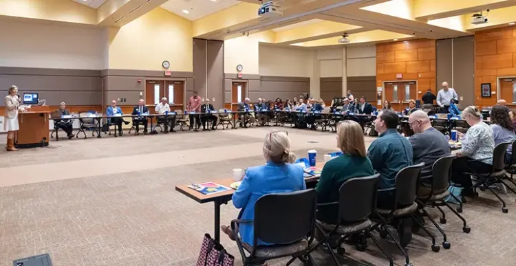 More than 20 regional leaders from business, government, small business, and nonprofit organizations attended Carroll Community College's inaugural Carroll Catalyst Executive Leadership Summit on September 25, 2025.