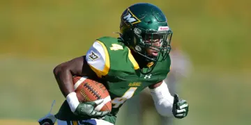 McDaniel College Quarterback Jayden Booker in action