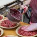 Baugher’s Dottie Baugher Dunn and Sharon Kinser prepare cherry pies.