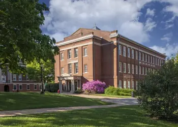 McDaniel College's Lewis Recitation Hall, currently housing the college’s Economics and Business Administration department