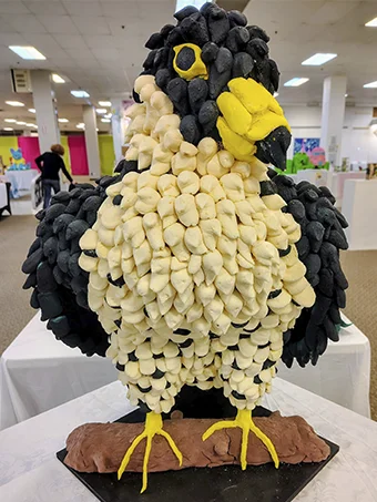 2Place_FredericktheFalcon - Carroll News | Carroll Publications | Carroll County, MD 2nd Place Winner - “Frederick the Falcon” by Gerstell Academy Middle School Art Club